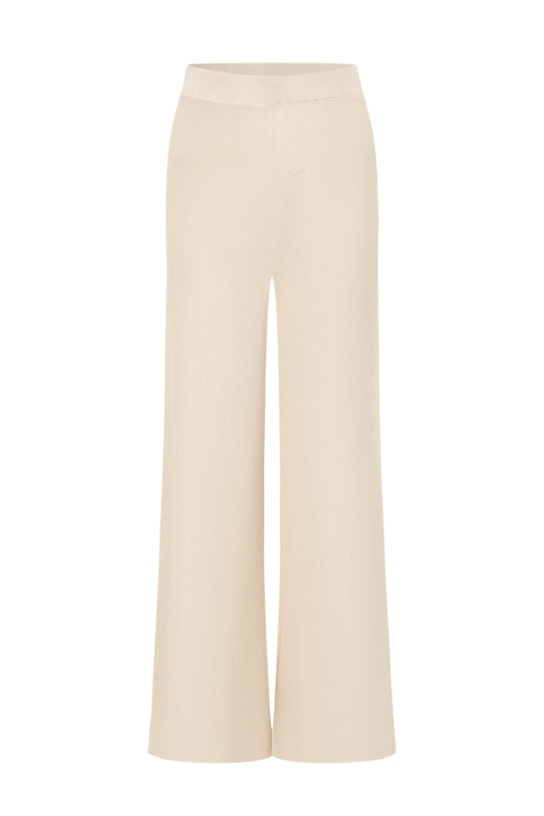 SWAYING/KNIT straight pants SW24SS3B48 linen PS83